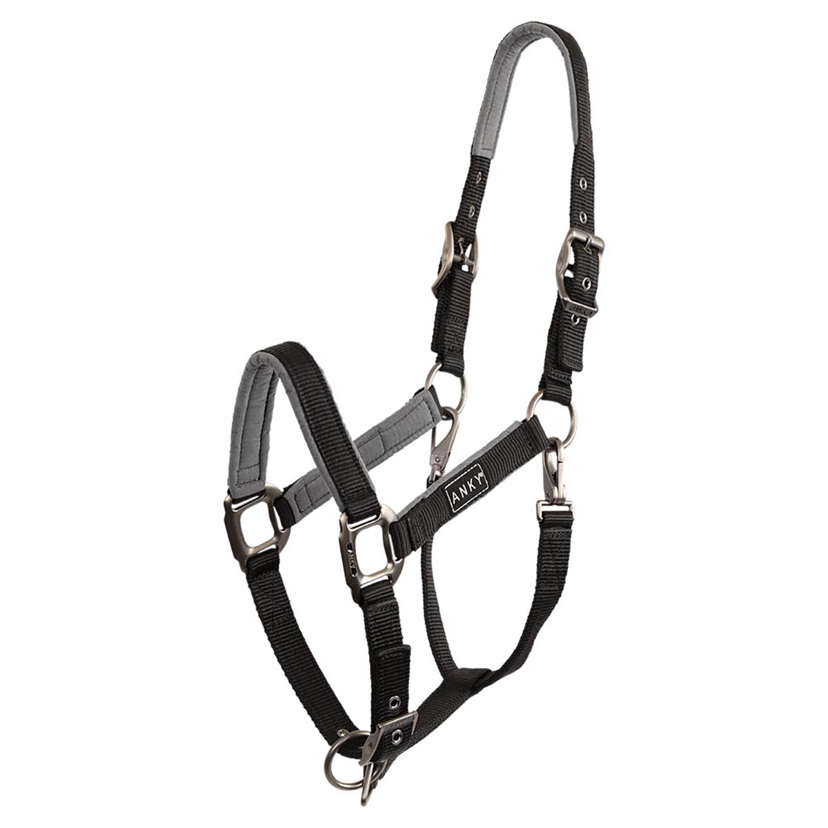 Halster Anky Grooming Zwart, PONY in zwart