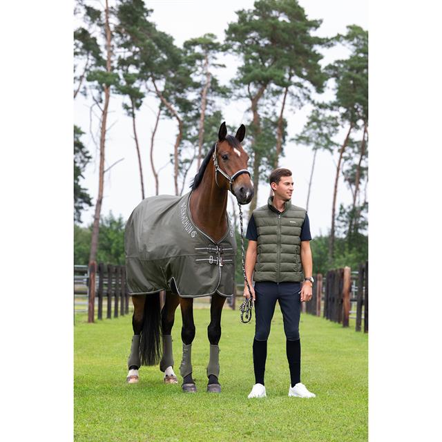 Halster Eskadron Classic Sports Double Pin Groen-donkerblauw