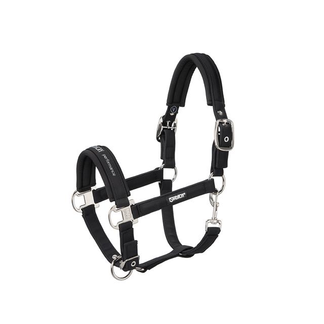 Halster Eskadron Double Pin Buckle Softshell Zwart