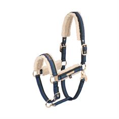 Halster Eskadron Heritage Double Pin Teddyfleece Donkerblauw-zwart