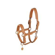 Halster Eskadron Platinum Double Pin Faux Leather Middenbruin