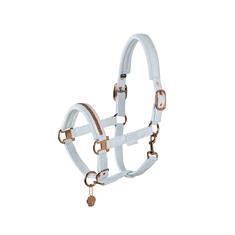 Halster Eskadron Platinum Double Pin Velvet Jewel Lichtblauw