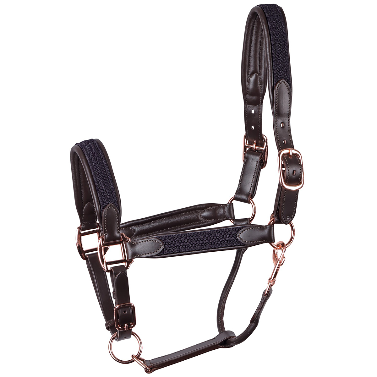 Harry's Horse - Halster - Leder - Braided - Bruin - Cob