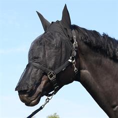 Halster Harry's Horse Met Full Face Vliegenkap Zwart