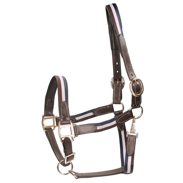 Halster Horsegear Finn Donkerblauw-bruin