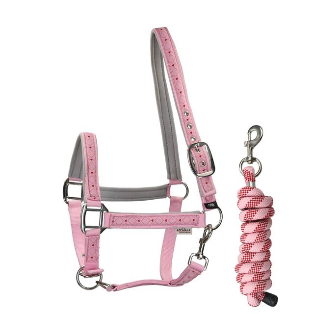 Halsterset Epplejeck EJValentine Roze