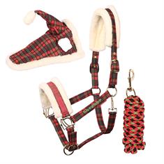 Halsterset Harry's Horse Check Christmas Rood