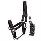 Halsterset Harry's Horse Denici Cavalli Shadow Donkergrijs