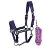 Halsterset Harry's Horse Diva Violet Donkerpaars