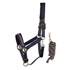 Halsterset Harry's Horse Samara Donkerblauw