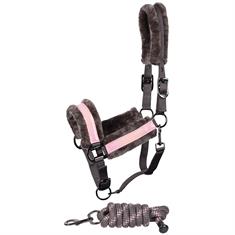 Halsterset Harry's Horse Soft Just Ride Urban Donkergrijs