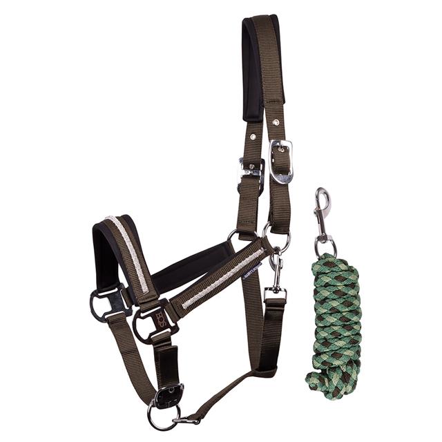 Halsterset Harry's Horse Valli Donkergroen
