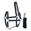 Halsterset HORSEGEAR HGCroco Donkerblauw