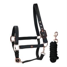 Halsterset HORSEGEAR HGCroco Zwart