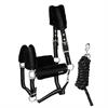Halsterset HORSEGEAR HGLimited Edition Glitter Zwart-zilver