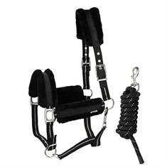 Halsterset HORSEGEAR HGLimited Edition Glitter Zwart-zilver
