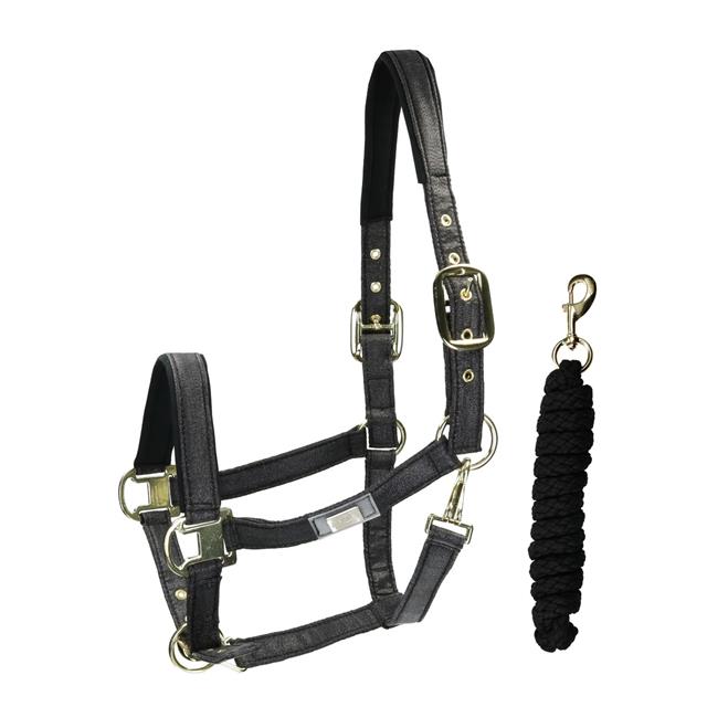 Halsterset Horsegear HGSparkle Zwart