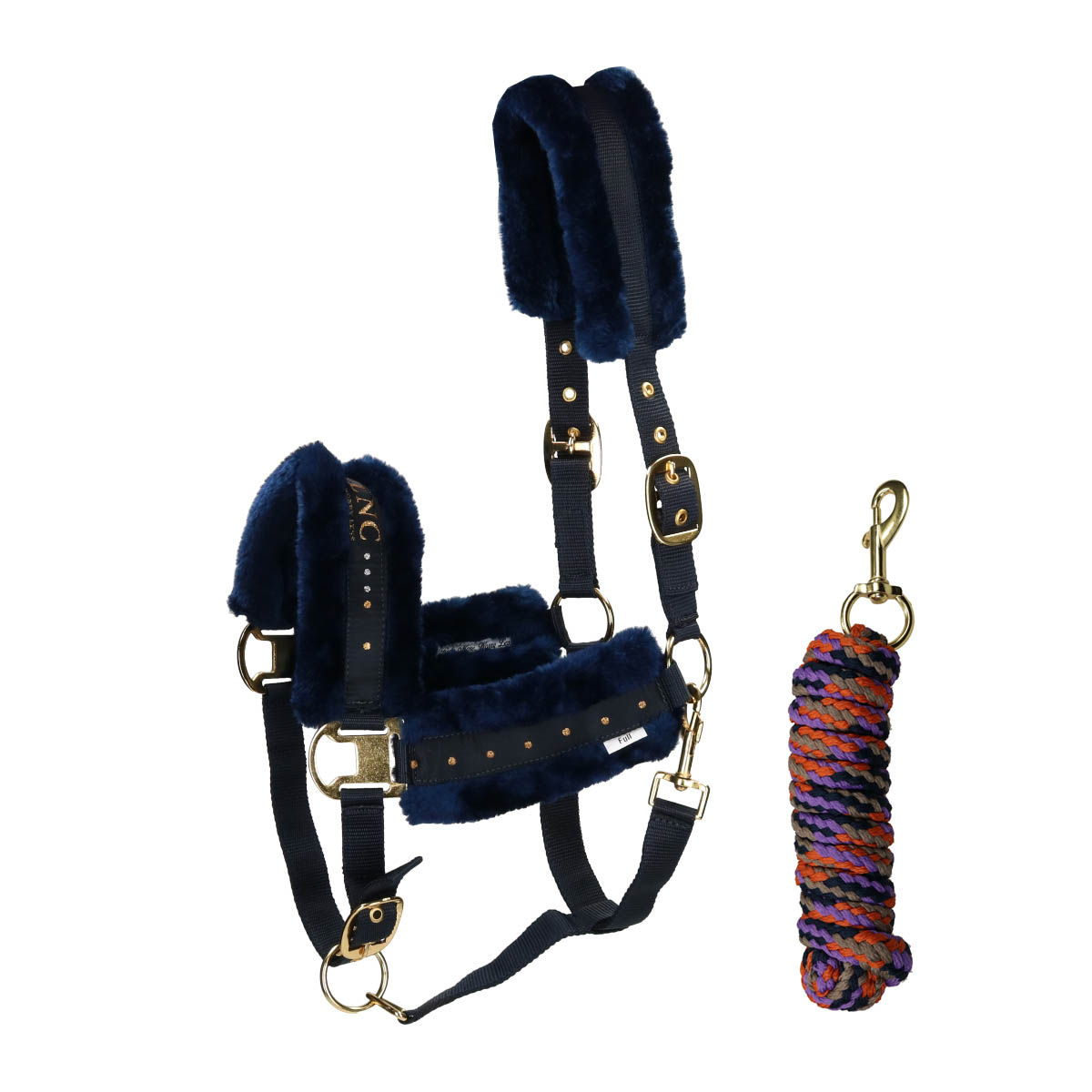 Halsterset La Valencio Lvsquirrel Donkerblauw, MIDDEL in donkerblauw