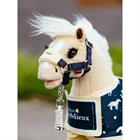 Halsterset LeMieux Toy Pony Lemon Donkerblauw-geel