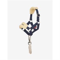 Halsterset LeMieux Toy Pony Lemon Donkerblauw-geel