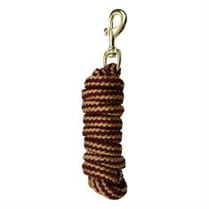 Halstertouw Horsegear Lyx Donkerrood-goud