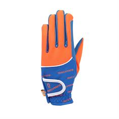 Handschoenen PaardenpraatTV By Ej Thermo Middenblauw-oranje
