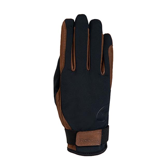 Handschoenen Roeckl Fergus Zwart-bruin