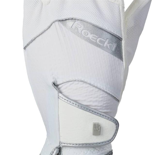 Handschoenen Roeckl Millero Wit-zilver
