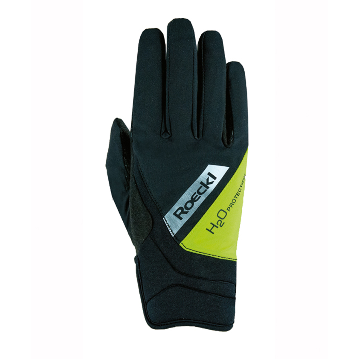 Handschoenen Roeckl Waregem, 6 in zwart/geel