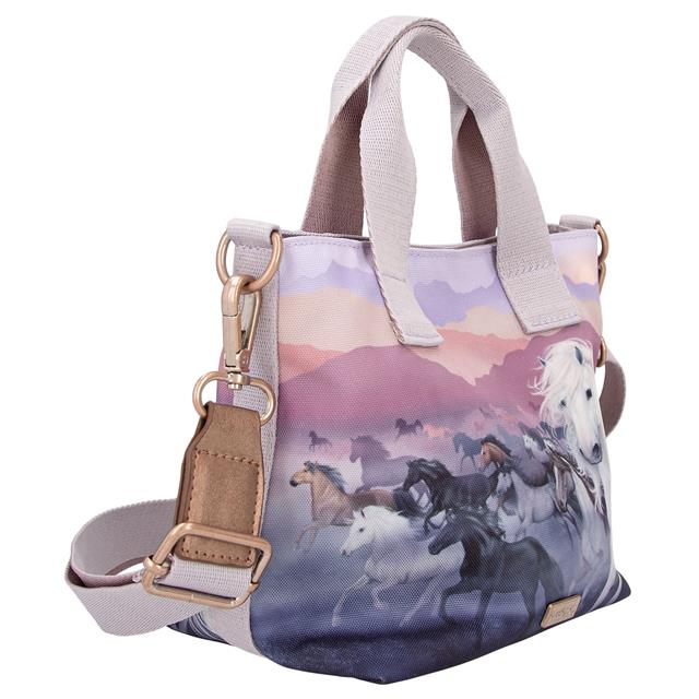 Handtas Miss Melody Night Horses Lichtpaars