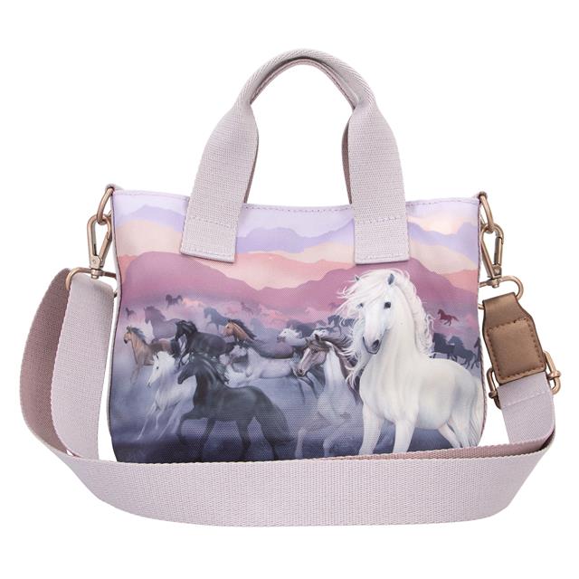 Handtas Miss Melody Night Horses Lichtpaars