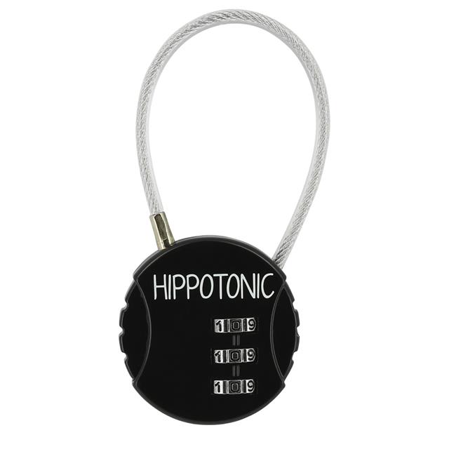 Hangslot Hippo Tonic Bal Zwart