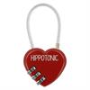 Hangslot Hippo Tonic Hart Rood