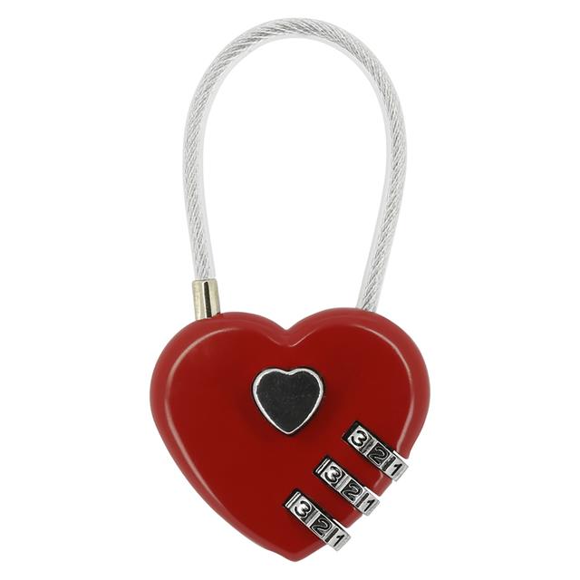Hangslot Hippo Tonic Hart Rood