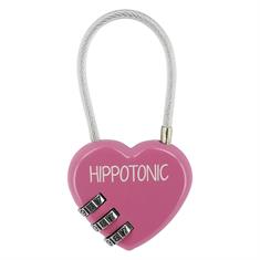 Hangslot Hippo Tonic Hart Roze