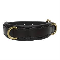 Hondenhalsband HORSEGEAR HGWave Leather Bruin