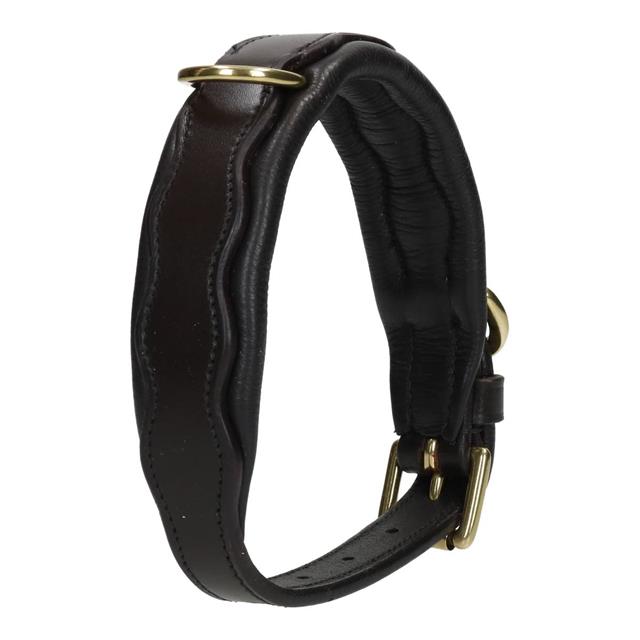 Hondenhalsband HORSEGEAR HGWave Leather Bruin