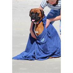 Hondenhanddoek WeatherBeeta Middenblauw