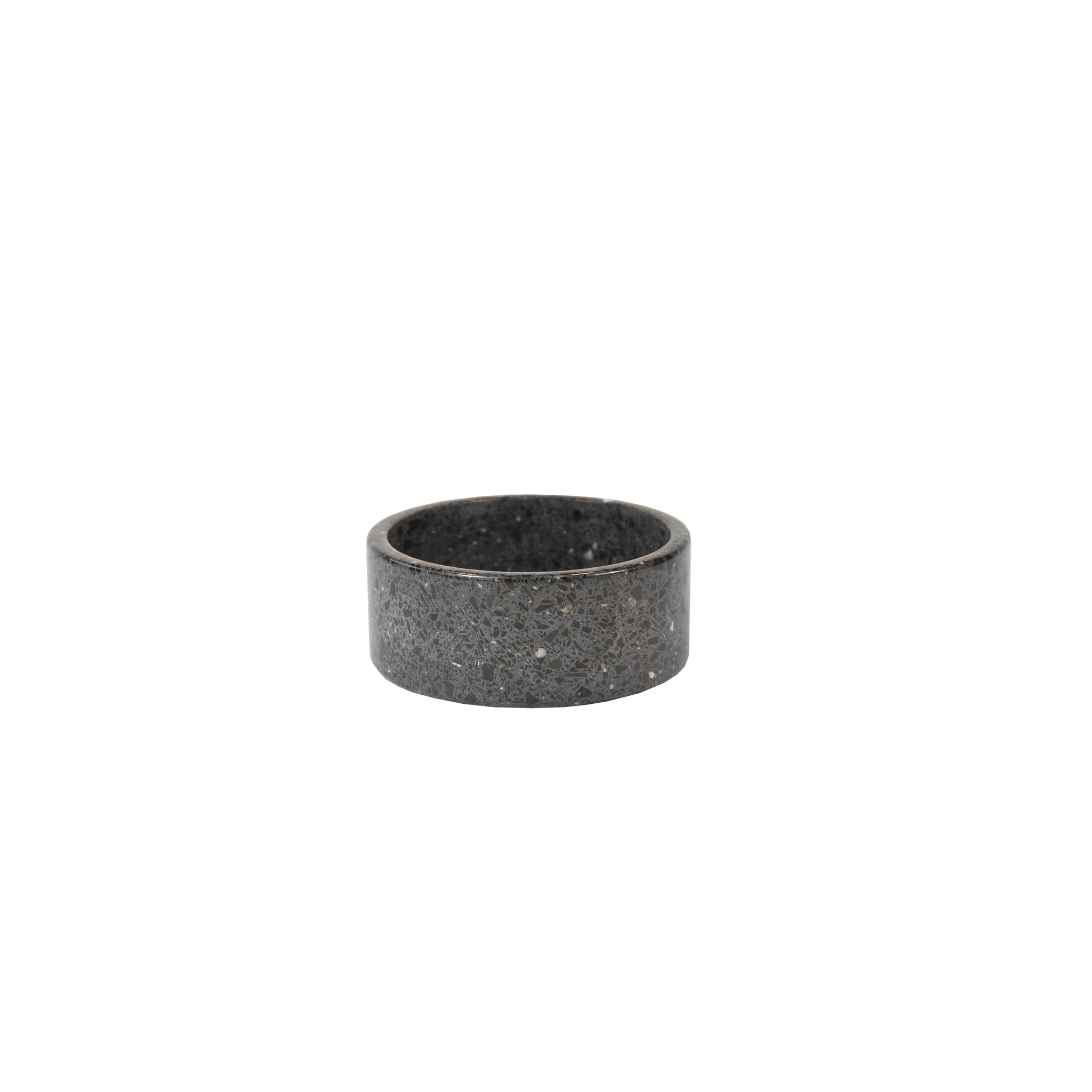 Hondenvoerbak Kentucky Terrazzo Stone Zwart, S in zwart