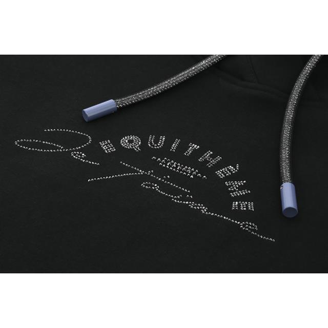 Hoodie Equithème Je t'aime Selena Zwart