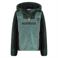 Hoodie Imperial Riding IRHFunky Furry Donkergroen