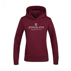 Hoodie Kingsland Classic Unisex Donkerrood