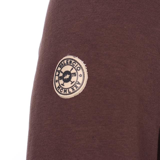Hoodie La Valencio LVUsean Men Donkerbruin
