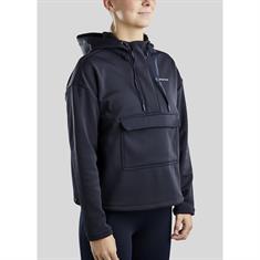 Hoodie Montar Quater Zip Anorak Donkerblauw