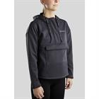 Hoodie Montar Quater Zip Anorak Grijs