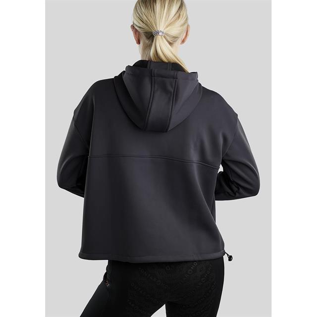Hoodie Montar Quater Zip Anorak Grijs