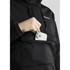 Hoodie Montar Quater Zip Anorak Zwart