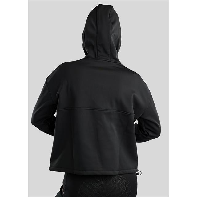 Hoodie Montar Quater Zip Anorak Zwart