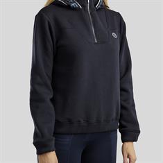 Hoodie Rebel By Montar Quarter Zip Donkerblauw