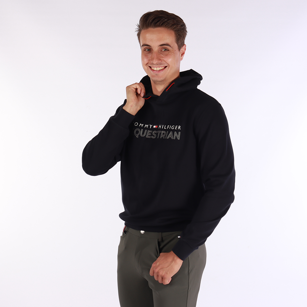 Hoodie Tommy Hilfiger London Men Donkerblauw, M in donkerblauw